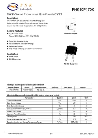  Datasheet Preview Page 1