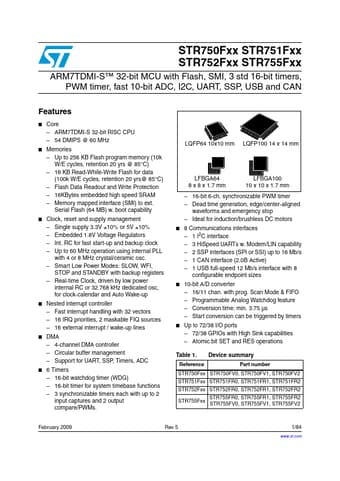  Datasheet Preview Page 1