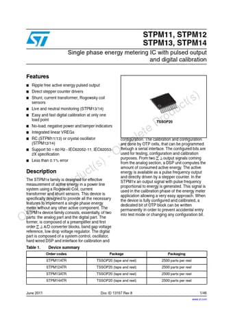  Datasheet Preview Page 1