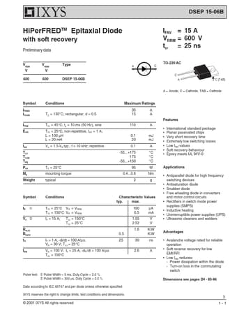  Datasheet Preview Page 1