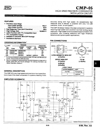  Datasheet Preview Page 1