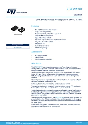  Datasheet Preview Page 1