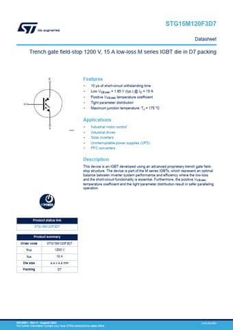  Datasheet Preview Page 1