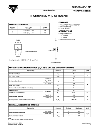  Datasheet Preview Page 1