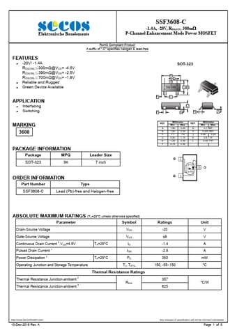  Datasheet Preview Page 1
