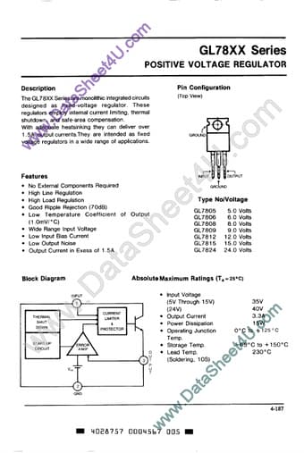  Datasheet Preview Page 1