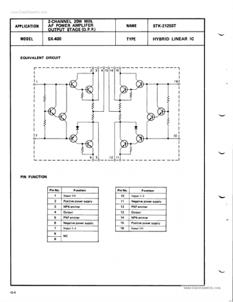  Datasheet Preview Page 1