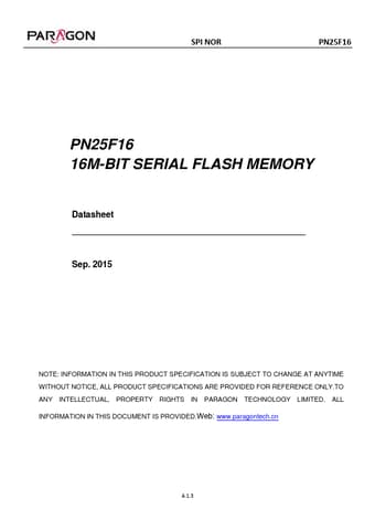  Datasheet Preview Page 1
