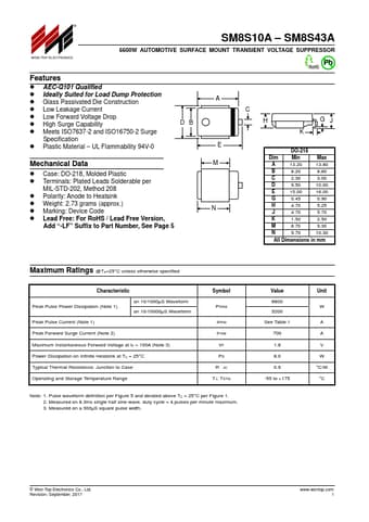  Datasheet Preview Page 1