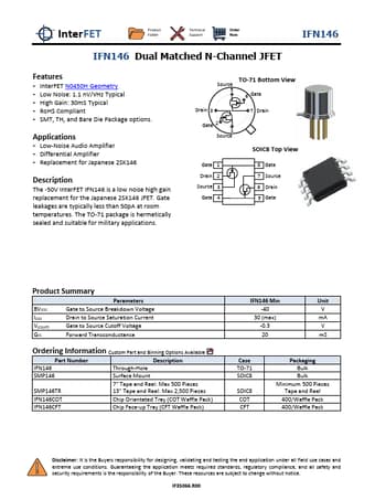  Datasheet Preview Page 1