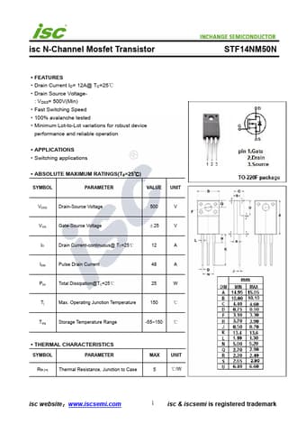  Datasheet Preview Page 1