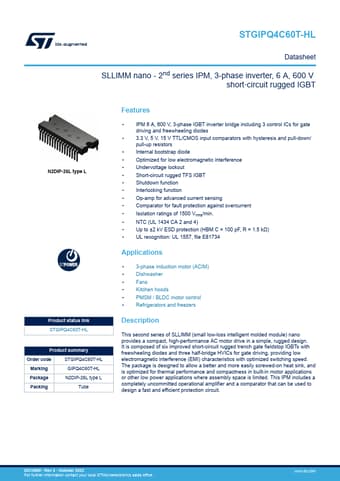  Datasheet Preview Page 1