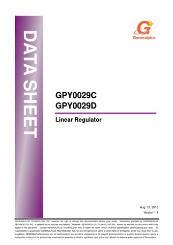  Datasheet Preview Page 1