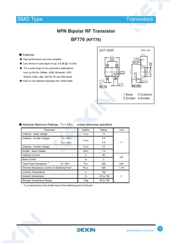  Datasheet Preview Page 1