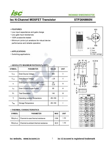 Datasheet Preview Page 1