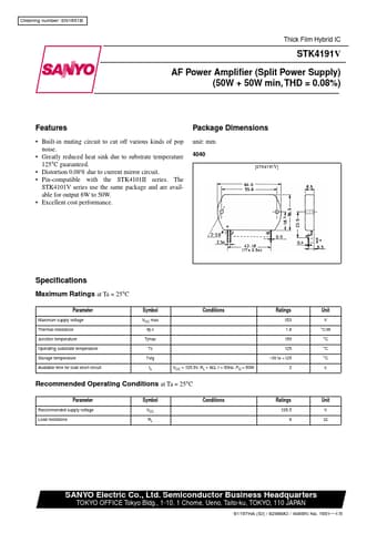  Datasheet Preview Page 1