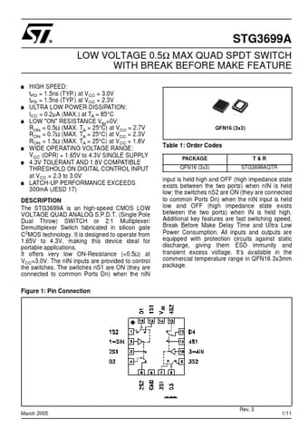  Datasheet Preview Page 1