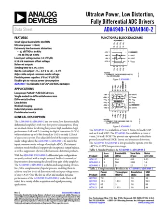  Datasheet Preview Page 1