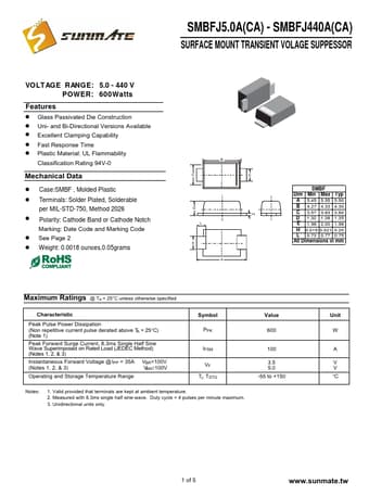  Datasheet Preview Page 1