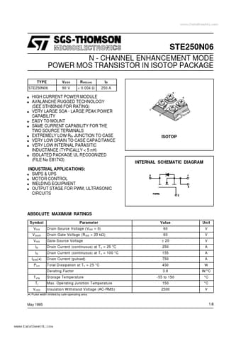  Datasheet Preview Page 1