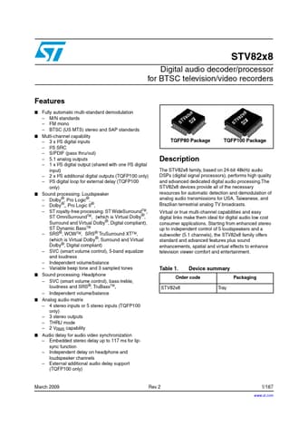  Datasheet Preview Page 1