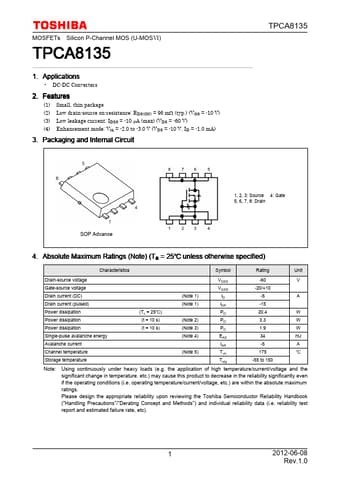  Datasheet Preview Page 1
