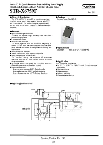  Datasheet Preview Page 1