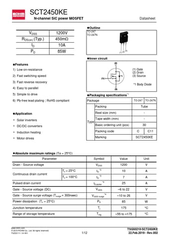  Datasheet Preview Page 1