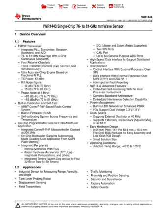  Datasheet Preview Page 1