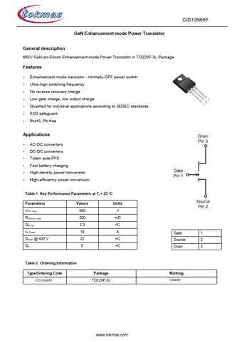  Datasheet Preview Page 1