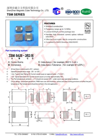 Datasheet Preview Page 1