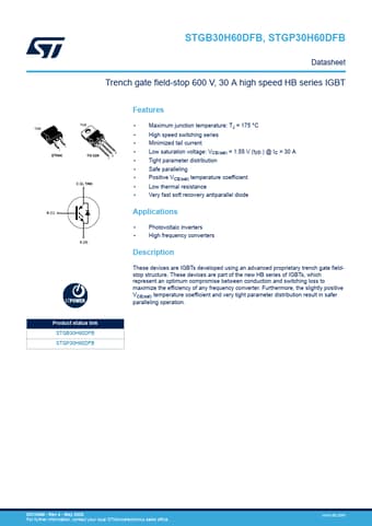  Datasheet Preview Page 1