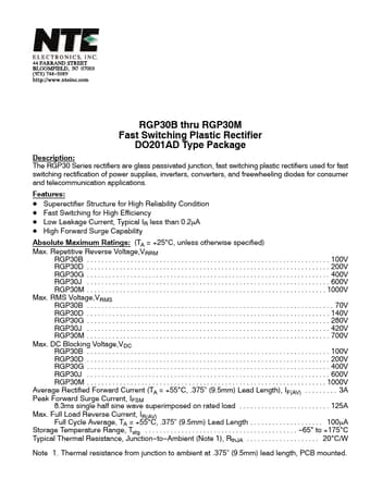  Datasheet Preview Page 1