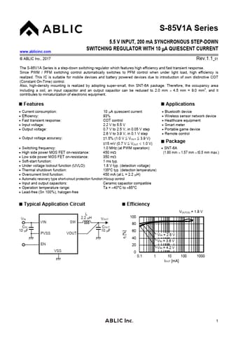  Datasheet Preview Page 1