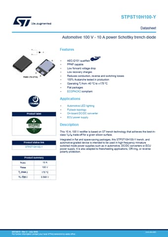  Datasheet Preview Page 1