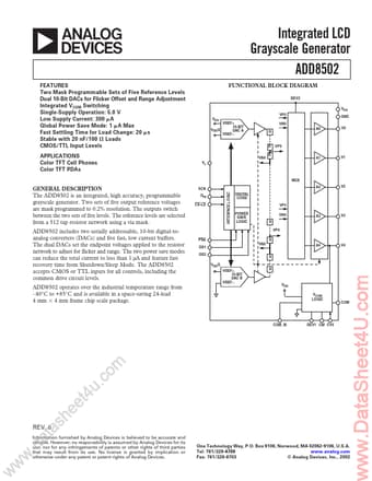  Datasheet Preview Page 1