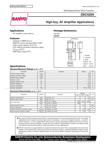  Datasheet Preview Page 1