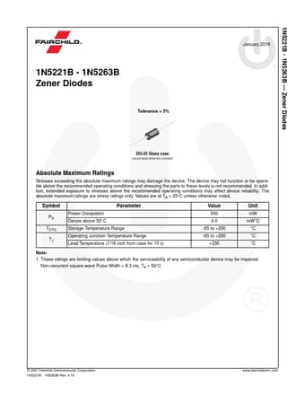  Datasheet Preview Page 1