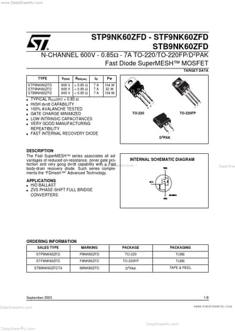  Datasheet Preview Page 1