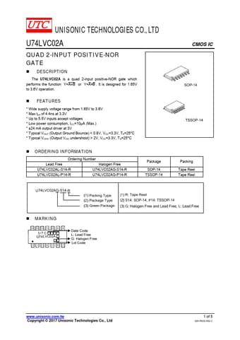  Datasheet Preview Page 1