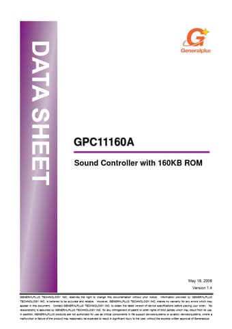  Datasheet Preview Page 1