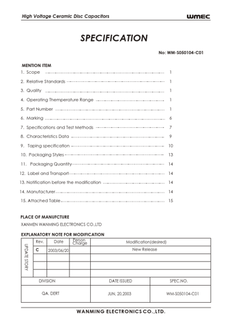  Datasheet Preview Page 1