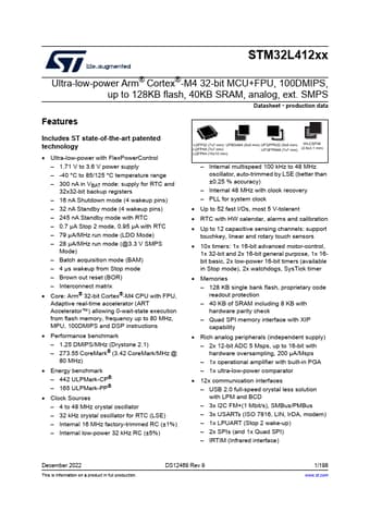  Datasheet Preview Page 1