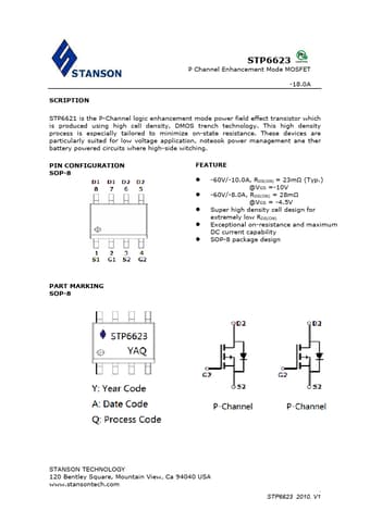  Datasheet Preview Page 1