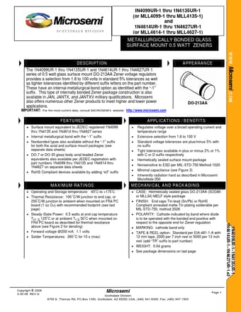  Datasheet Preview Page 1
