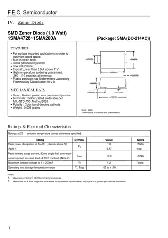  Datasheet Preview Page 1