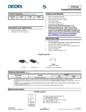  Datasheet Preview Page 1