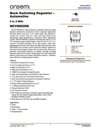  Datasheet Preview Page 1