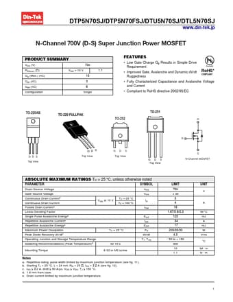  Datasheet Preview Page 1