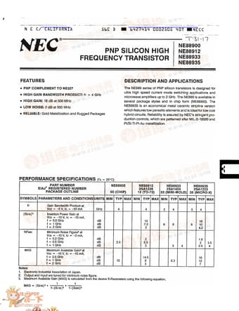  Datasheet Preview Page 1